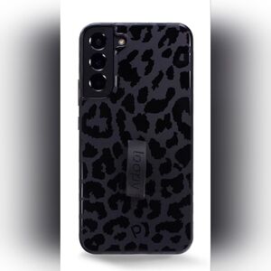 Black Leopard Loopy S21 Plus Samsung , loop NOT included
